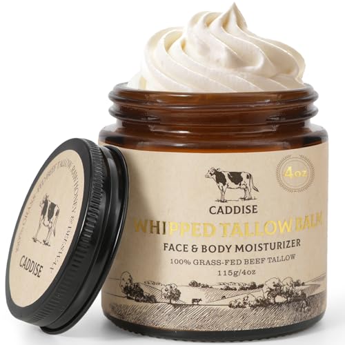 100% Grass-Fed Handmade Beef Tallow Cream Moisturizer, 4 Oz T506