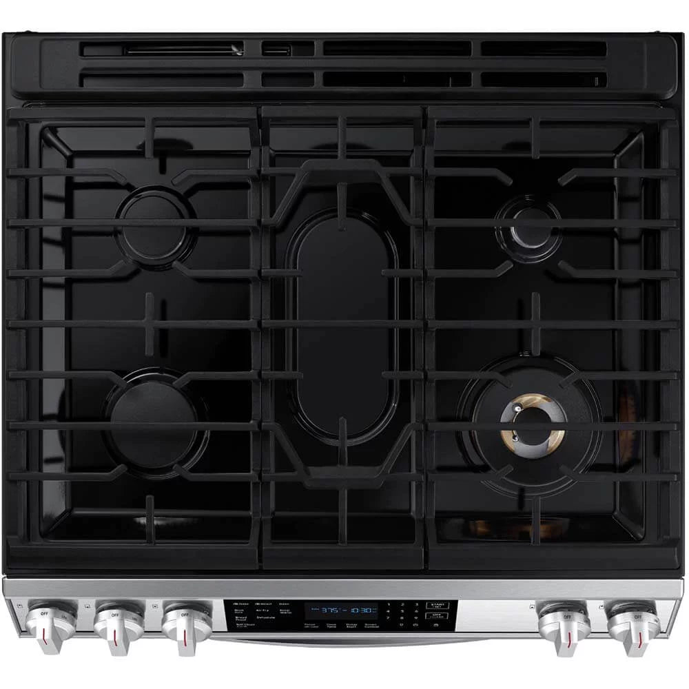 6.0 cu. ft. Smart Slide-in Gas Range with Air Fry in Stainless Steel A4956