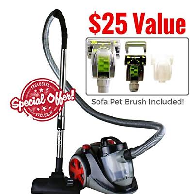 Bagless Canister Cyclonic Vacuum with HEPA Filter P897202