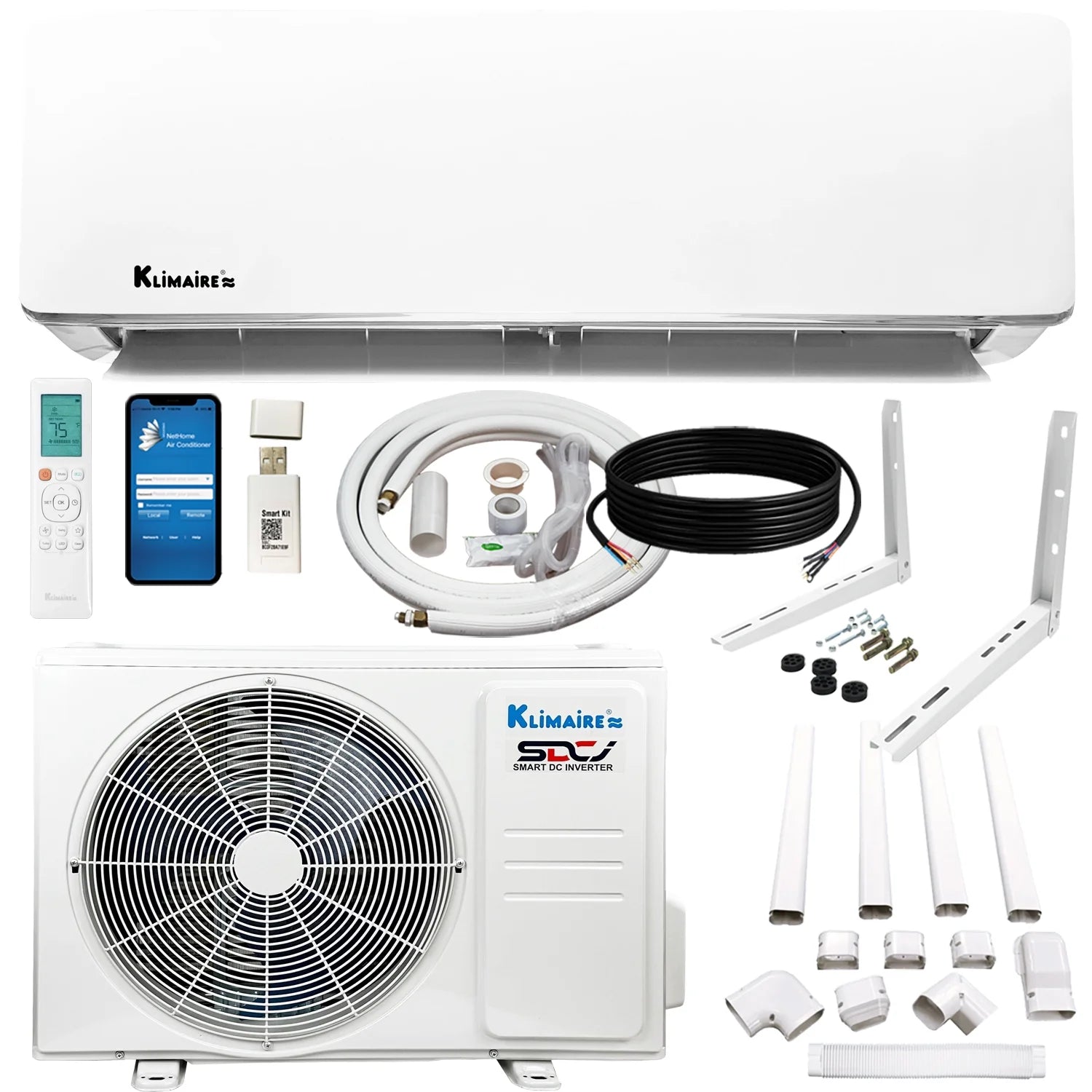 24,000 Btu 18.5 SEER2 Ductless Mini-Split Heat Pump Air Conditioner R857859