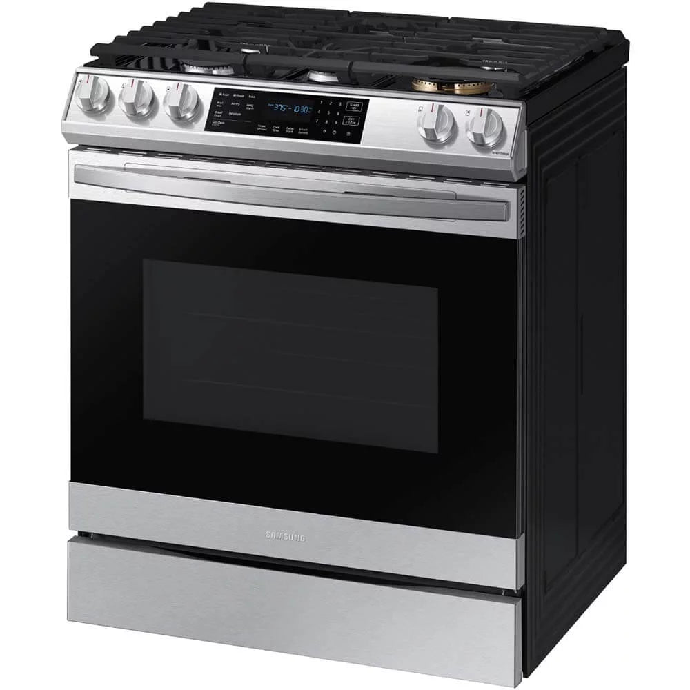 6.0 cu. ft. Smart Slide-in Gas Range with Air Fry in Stainless Steel A4956