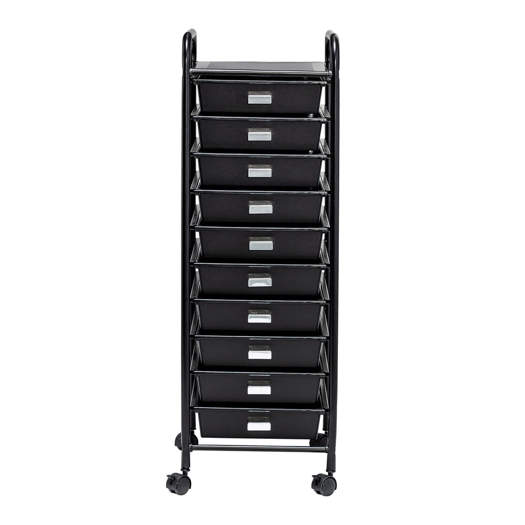 10-Drawer Multi-Color Rolling Cart X176