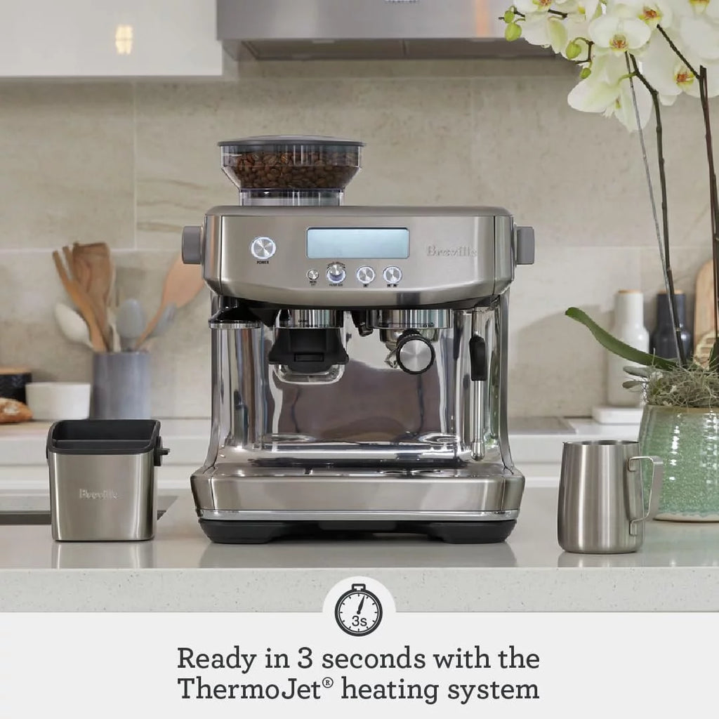 Medium Brushed Stainless Steel Espresso Machine J952464