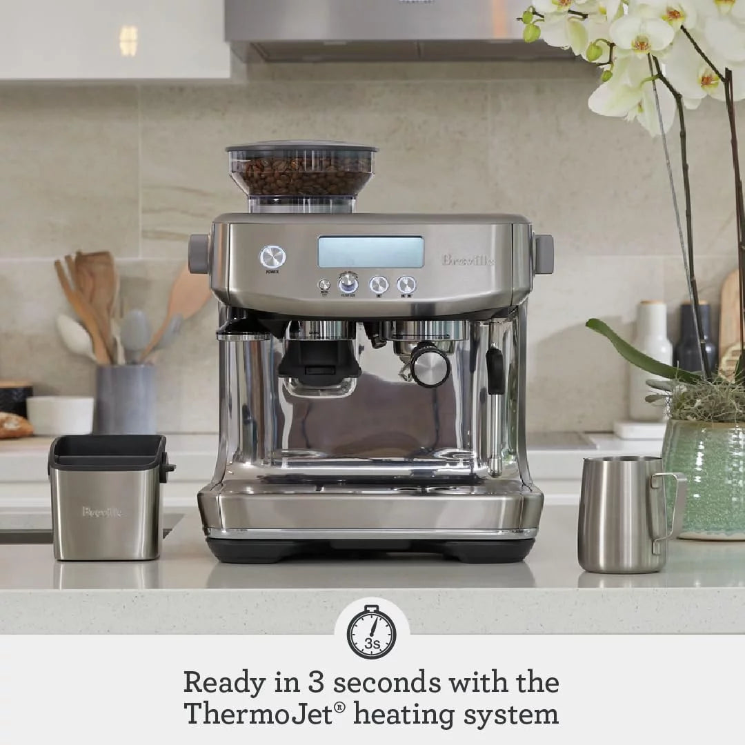 Medium Brushed Stainless Steel Espresso Machine J952464