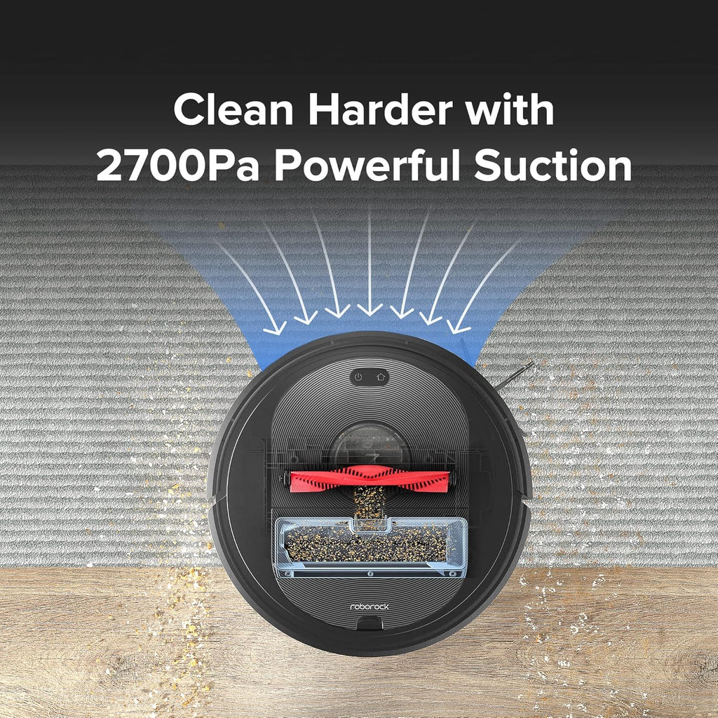 Robot Vacuum with Self-Empty Dock, 2700Pa Max Suction, 180mins Max Run-Time N270