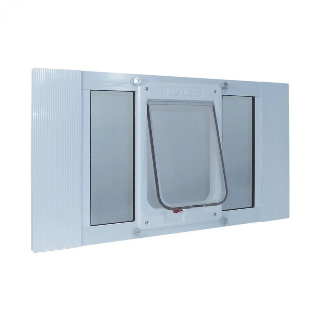 White Aluminum Pet Door R969961