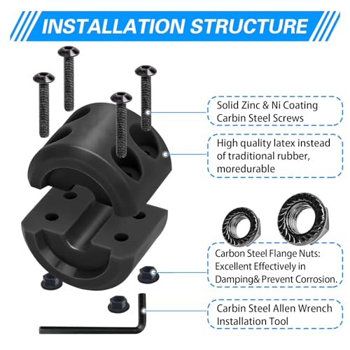 Black Trailer Winch Cable Hitch Stopper with Metal Installation Tool A15350