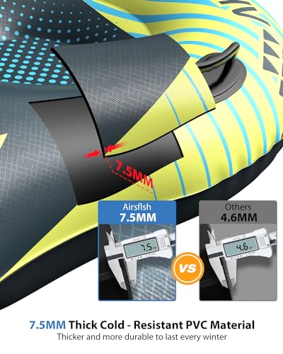 Inflatable Snow Sled with Towable Leash H9485