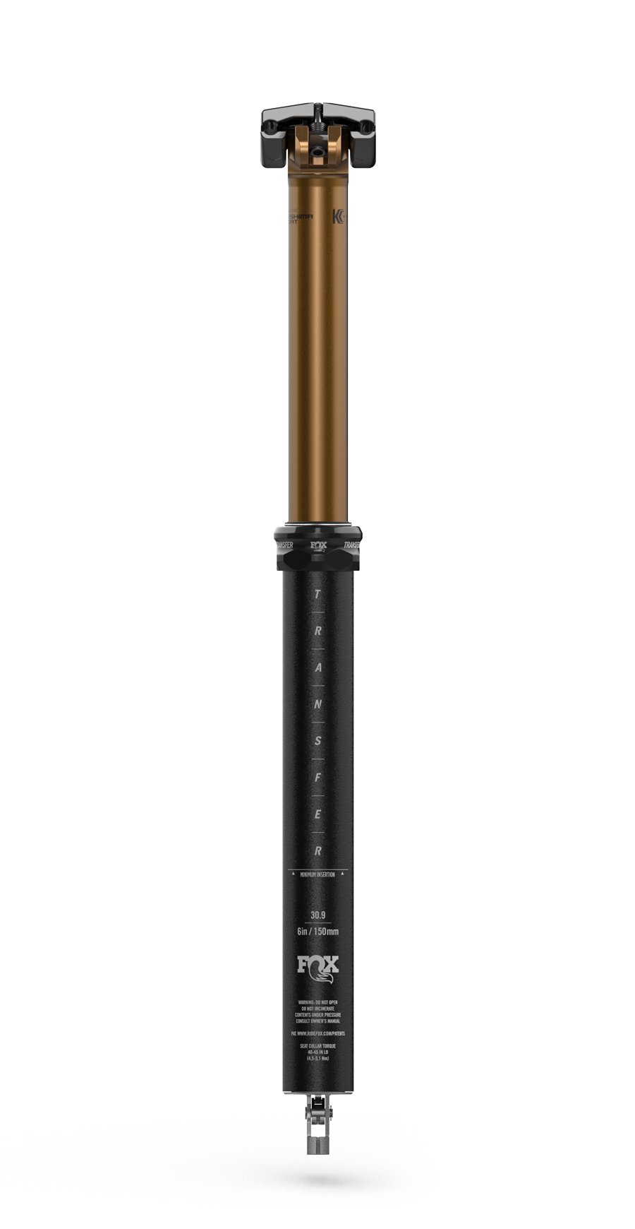 30.9 200mm Travel Internal Route Dropper Seat Post O3520