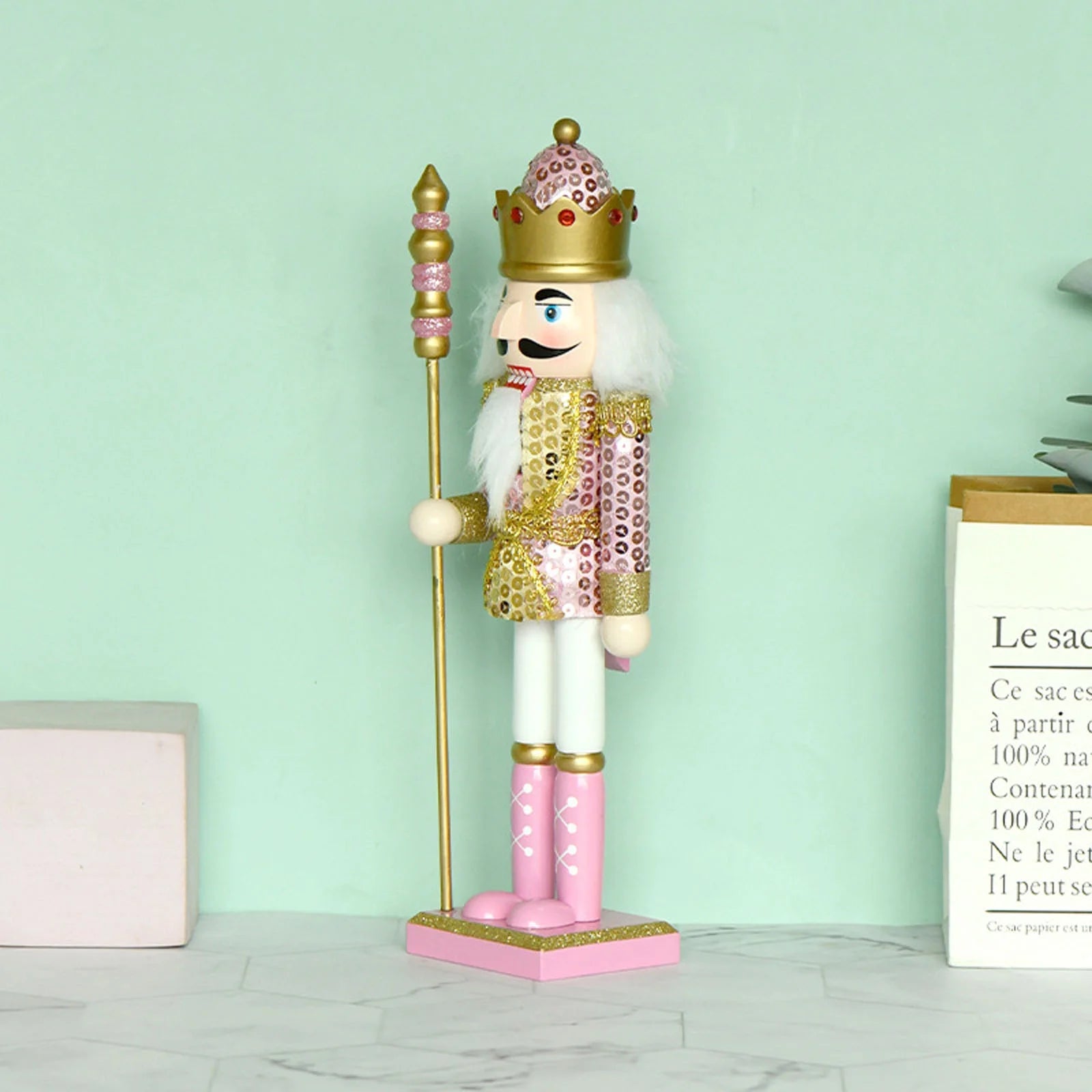 King Nutcracker Soldier Ornament Doll Z9077