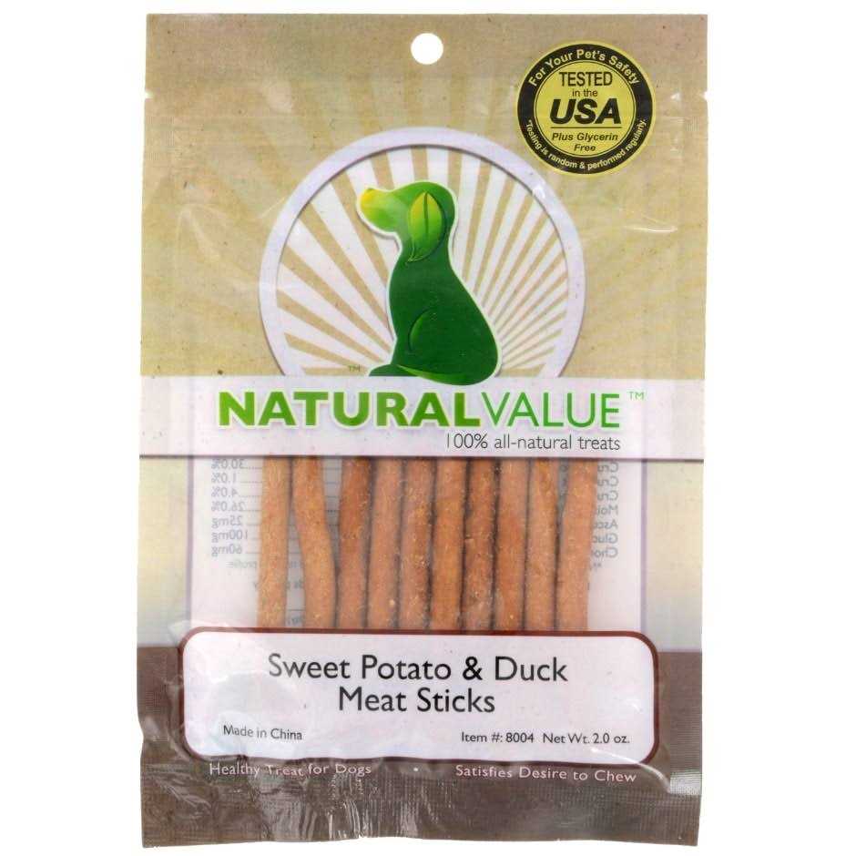 Sweet Potato & Duck Meat Sticks D830