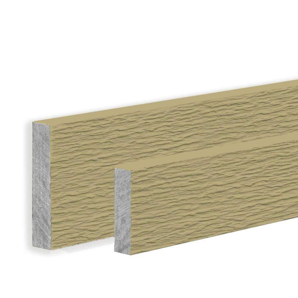 Primed Fiber Cement Trim Woodgrain 144-in K908
