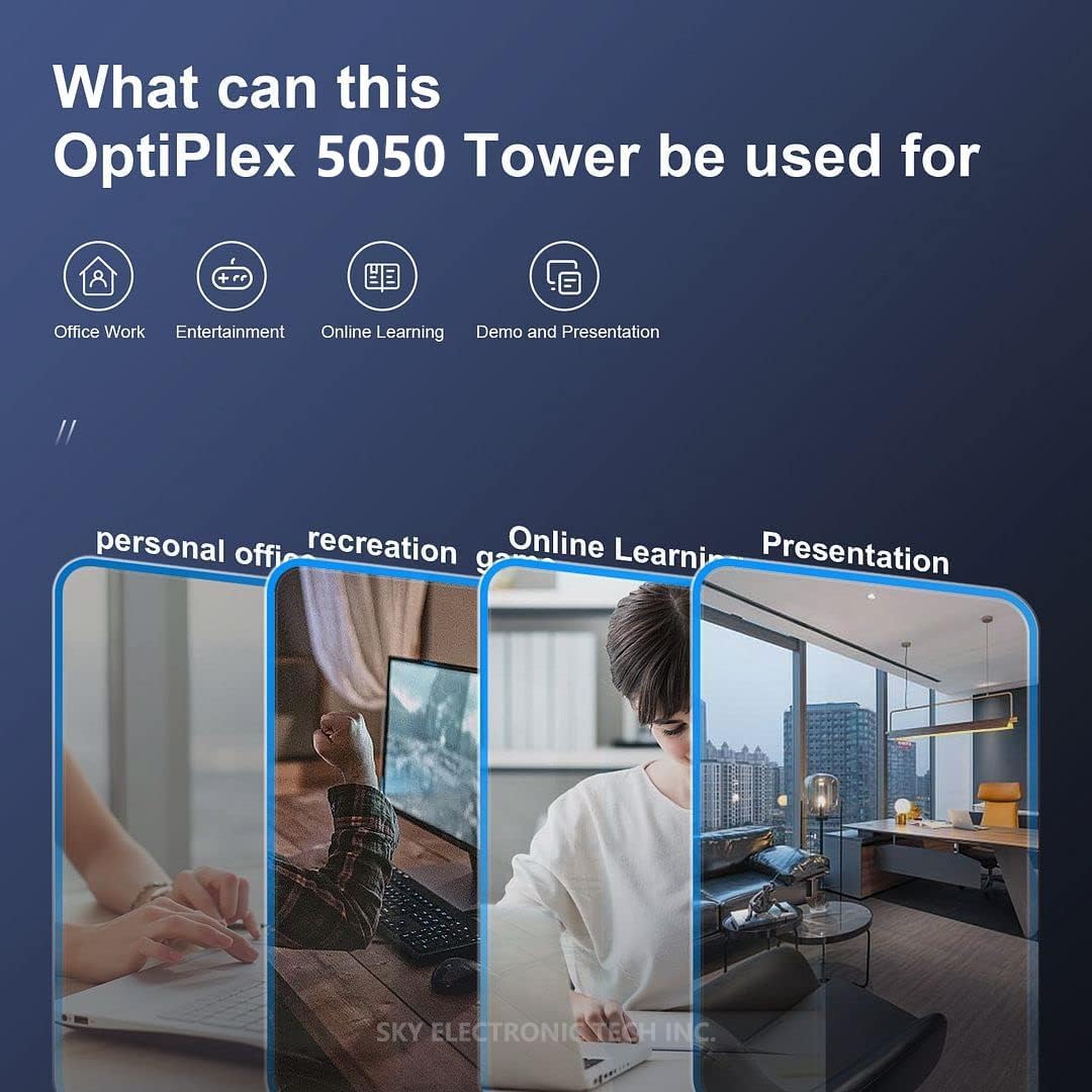 Mini Tower Desktop PC with Core i7-6700, 16GB DDR4, 512GB SSD, Windows 10 Pro T3820