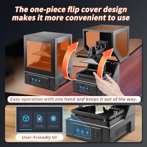 Mini Resin 3D Printer with 5.5" 2K LCD Curing Screen, Printing Size 115 x 65 x 110 mm J4398