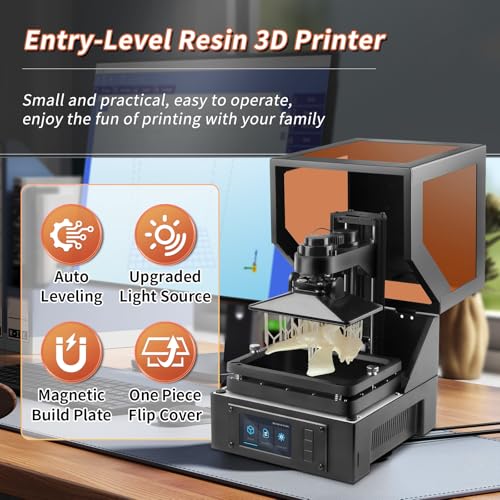 Mini Resin 3D Printer with 5.5" 2K LCD Curing Screen, Printing Size 115 x 65 x 110 mm J4398
