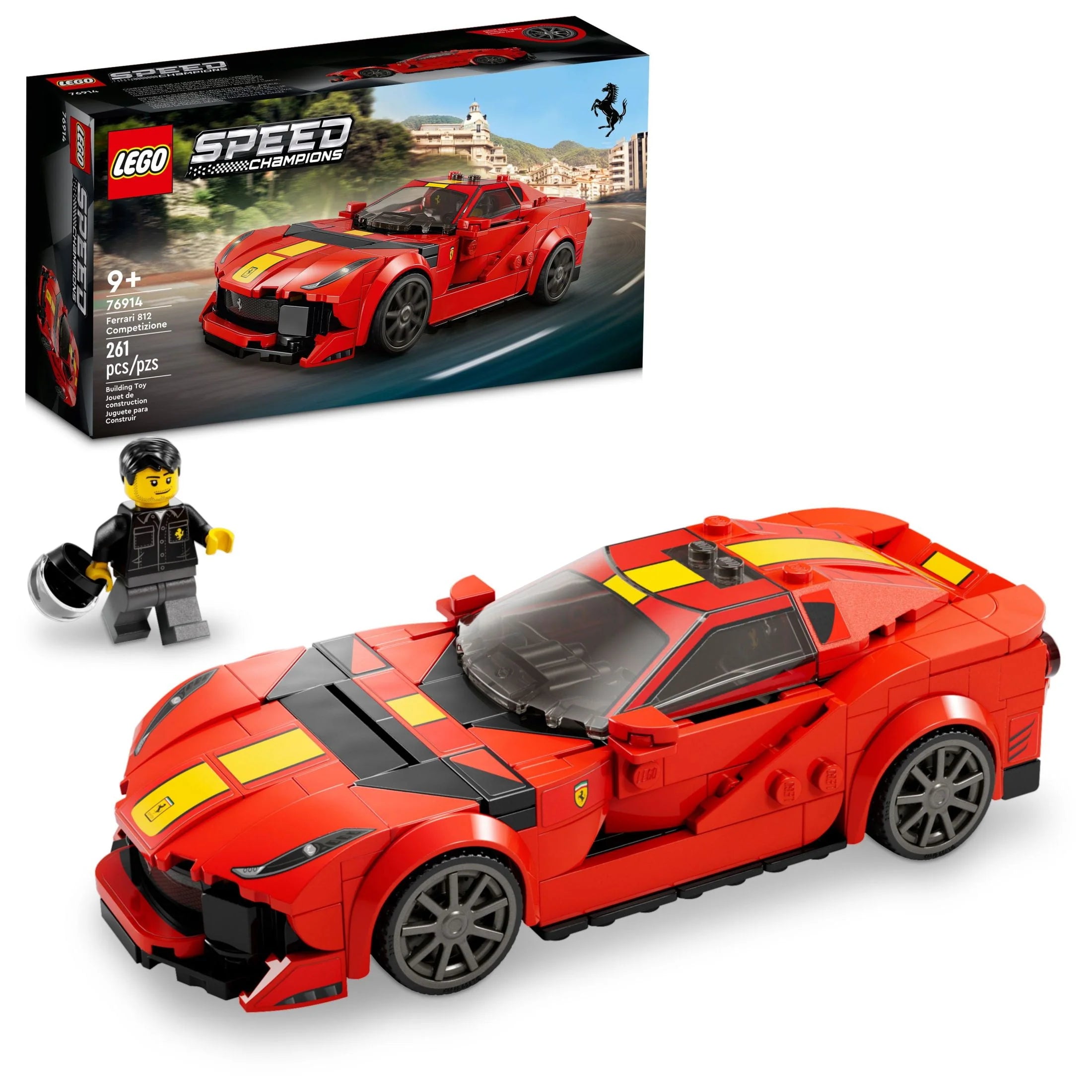 Sports Red Race Car Building Kit K76068