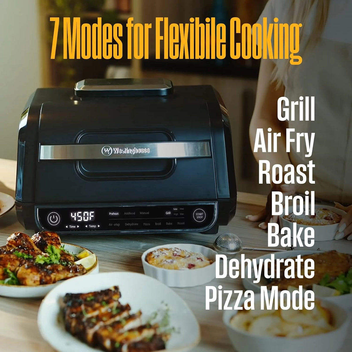 7 in 1 Air Grill - Black I6418