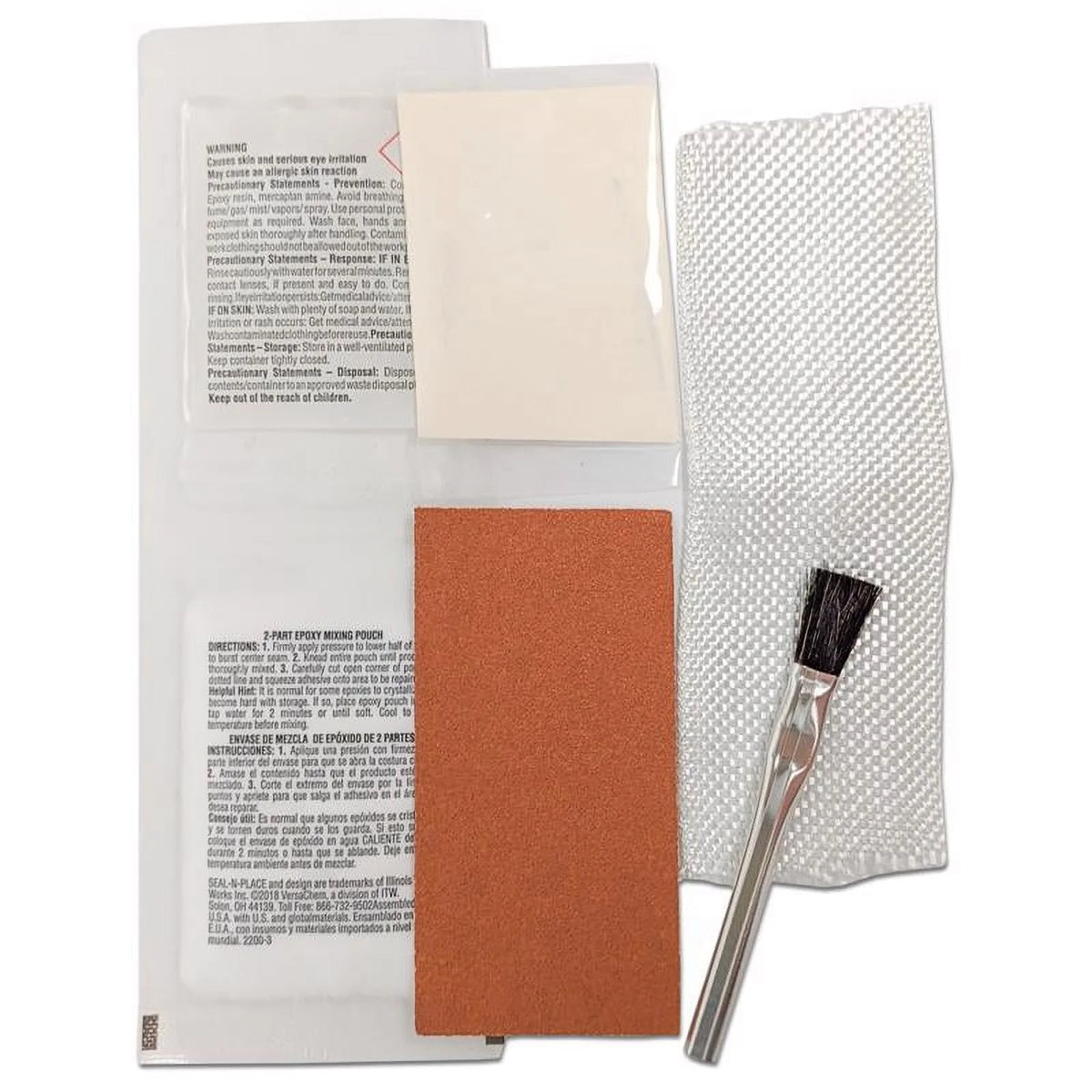 1.06 Oz. Fiberglass, Porcelain & Plastic Epoxy Repair Kit L59873