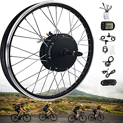 Electric Bike Conversion Kit 48V 1500W 26 inch Front Wheel Hub Motor W138980