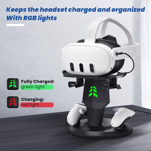 VR Charging Stand for Quest 3, Quest 3S, Quest 2 Headset D64974