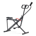 Smart Upright Row-N-Ride Exerciser, Squat Assist Trainer with Adjustable Resistance, Foldable H7821