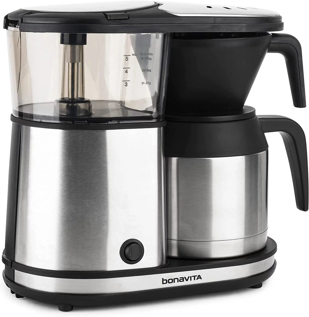 5 Cup Drip Coffee Maker with Double Wall Thermal Carafe A1723