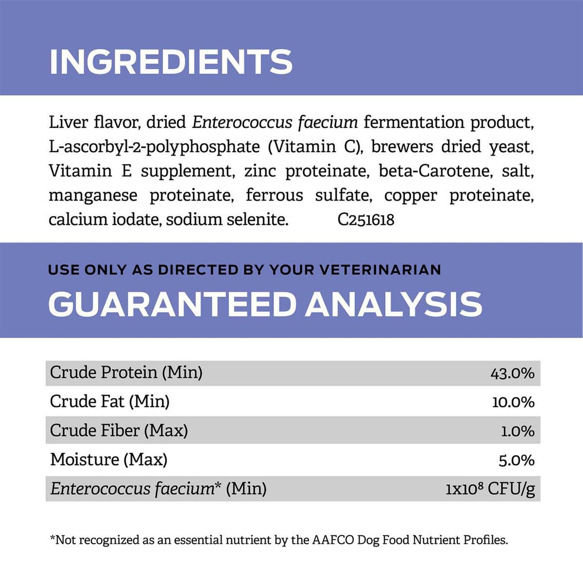 Canine Probiotic Supplement D37650