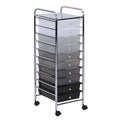 10-Drawer Multi-Color Rolling Cart X176