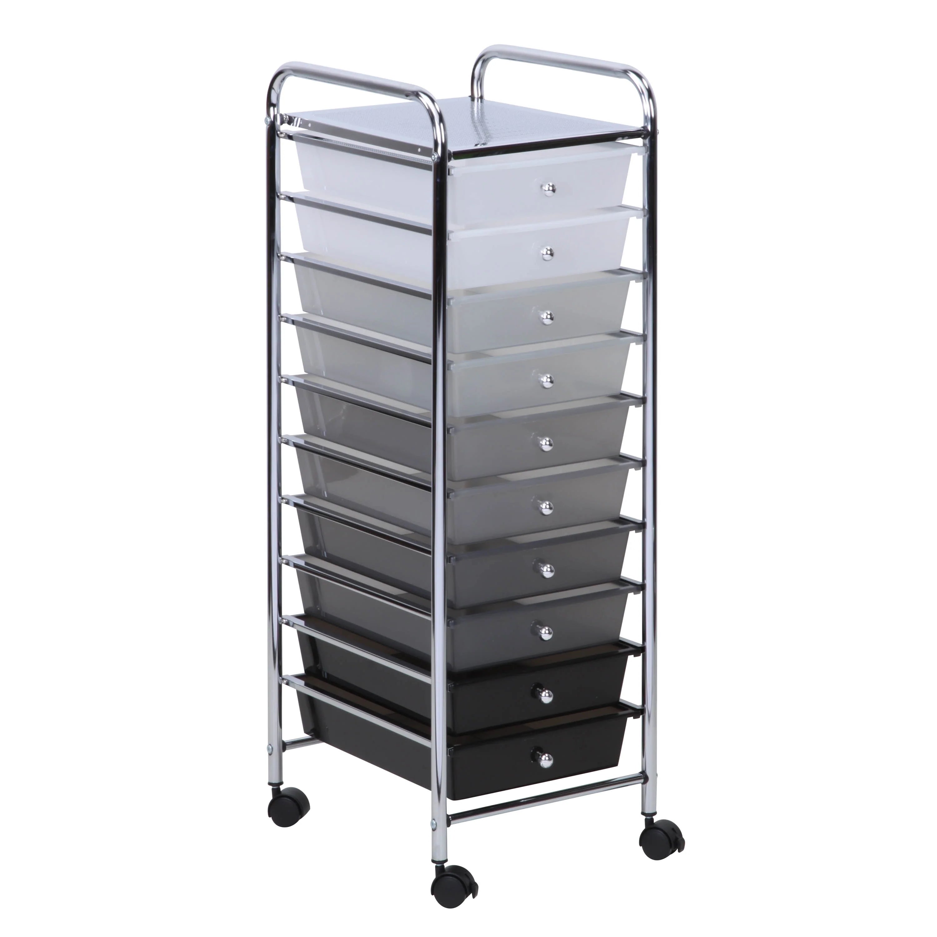 10-Drawer Multi-Color Rolling Cart X176