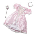 3 pcs Pink Gown Tiara Wand Costume Set D423915
