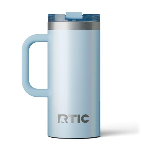 20oz Insulated Stainless Steel Travel Mug with Lid and Handle O293