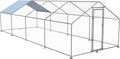 Large Metal Chicken Coop with Waterproof Anti-Ultraviolet Cover D2268