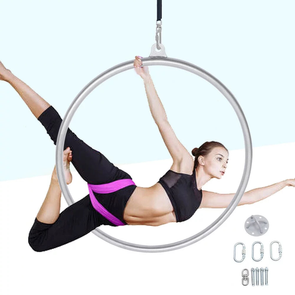 33.5" Yoga Ring Aerial Lyra Hoop Gymnastic Equipment I250249