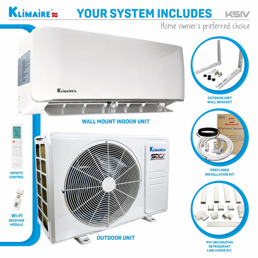 24,000 Btu 18.5 SEER2 Ductless Mini-Split Heat Pump Air Conditioner R857859