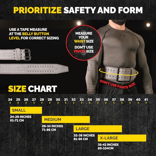 5mm Genuine Leather Weightlifting Belt J2701