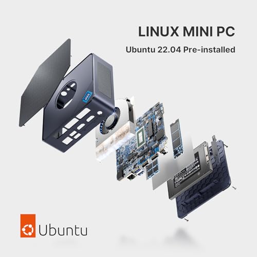 Mini PC AMD Ryzen 7 5700U 32GB DDR4 RAM 1TB SSD Dual LAN 2.5GbE C479