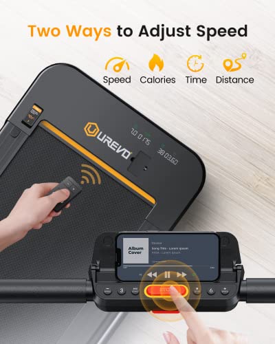 2 in 1 Under Desk Treadmill, 2.5HP Folding Electric Treadmill with Remote Control J410515