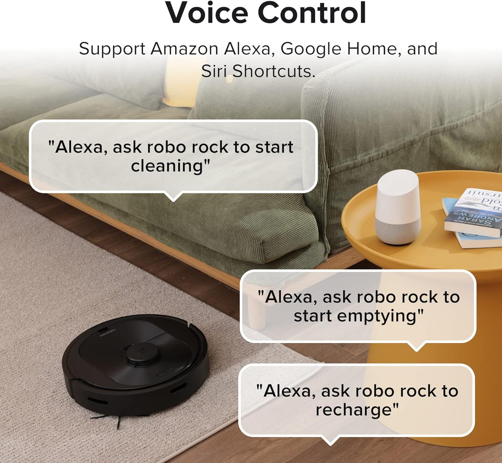 Robot Vacuum with Self-Empty Dock, 2700Pa Max Suction, 180mins Max Run-Time N270