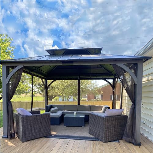 Black 10' x 10' 4-Panel Mosquito Netting with Zippers R156371