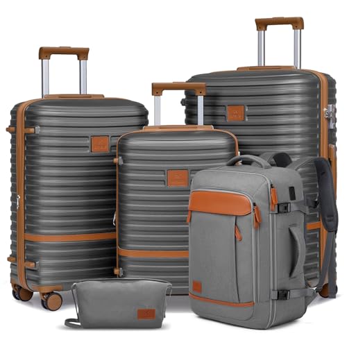 Expandable Carry on Luggage Suitcase with Spinner Wheels B21138