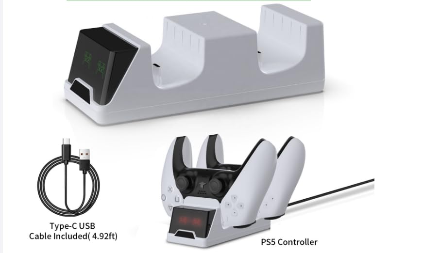 White 2TB Disc Edition PlayStation 5 Gaming Console with Dual-Controller Charger Q81597