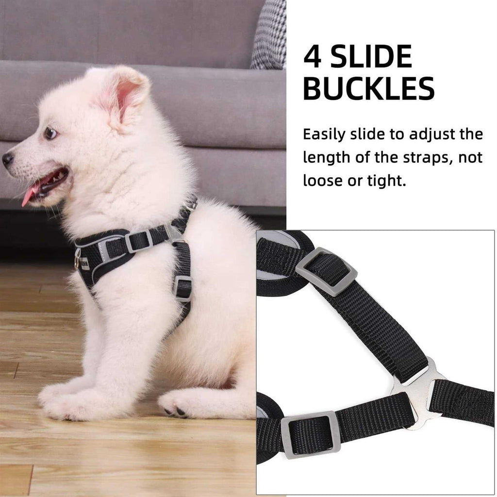 Adjustable Reflective Dog Harness with 2 Leash Clips X66700