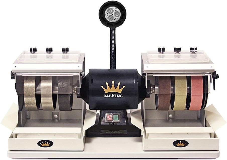 6 Cabbing Machine Lapidary Rock Grinder Polisher V9394