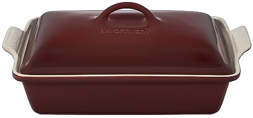 Stoneware Covered Rectangular Casserole, 4 qt. (12" x 9"), Rhone K38381