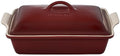 Stoneware Covered Rectangular Casserole, 4 qt. (12" x 9"), Rhone K38381