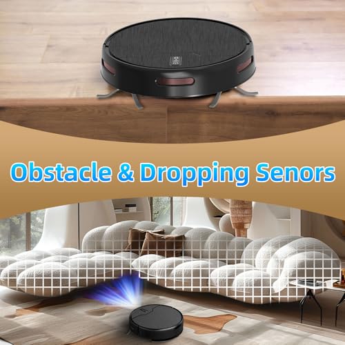 Robot Vacuum and Mop Combo with Large Capacity Dustbin S374627