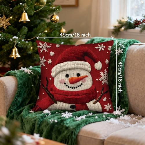 Christmas Throw Pillow Covers 18X18 Set of 4 V383337