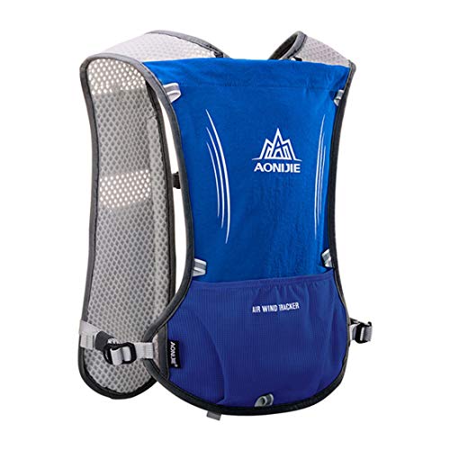 5L Outdoor Sport Camping Backpack Hydration Vest Pack with 500ml Soft Flask Q912