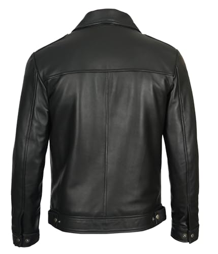 Real Lambskin Classic Vintage Style Leather Jacket K13578