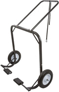 Black Ice Snowmobile Dolly Cart with Large Pneumatic Wheels L7426